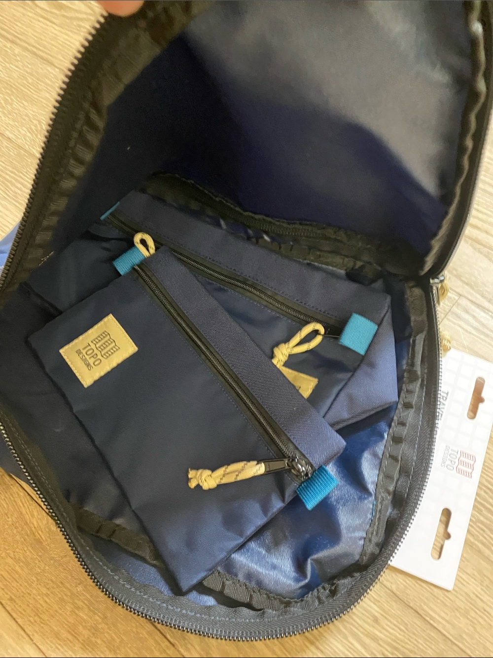NEW Topo Designs Travel Accessory Bundle Navy 3-Piece Packing and Pouch Set - Picture 9 of 11